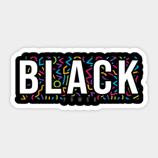 Black Power Sticker